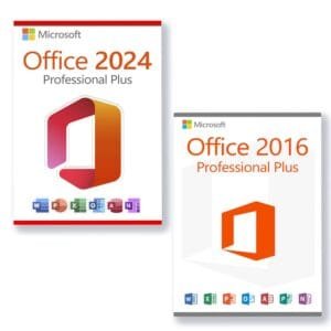 Microsoft Office 2024 Professional Plus + Microsoft Office 2016 Professional Plus for 3 PCs