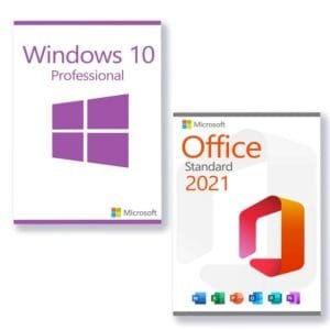 Benefit package Microsoft Windows 10 Professional + Microsoft Office 2021 Standard license for 3 PCs