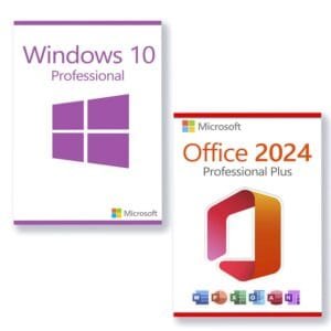 Microsoft Office 2024 Professional Plus + Microsoft Windows 10 Professional for 3 PCs