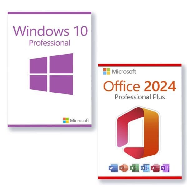 Microsoft Office 2024 Professional Plus + Microsoft Windows 10 Professional for 3 PCs