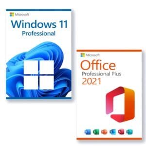 Microsoft Windows 11 Professional + Microsoft Office 2021 Professional Plus license for 3 PCs