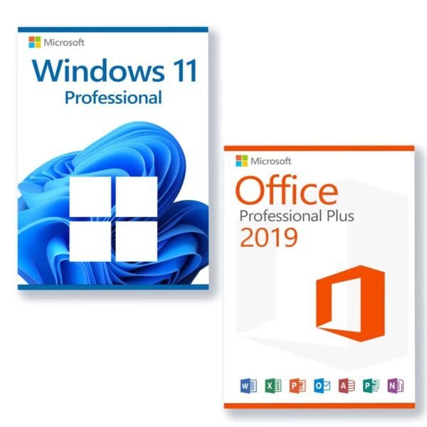 Value package Microsoft Windows 11 Professional + Microsoft Office 2019 Professional Plus license for 3 PCs