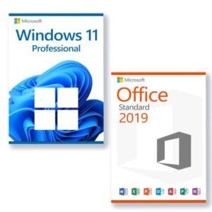 Benefit package Microsoft Windows 11 Professional + Microsoft Office 2019 Standard license for 3 PC