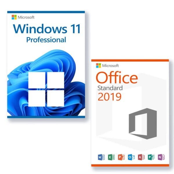 Benefit package Microsoft Windows 11 Professional + Microsoft Office 2019 Standard license for 3 PC